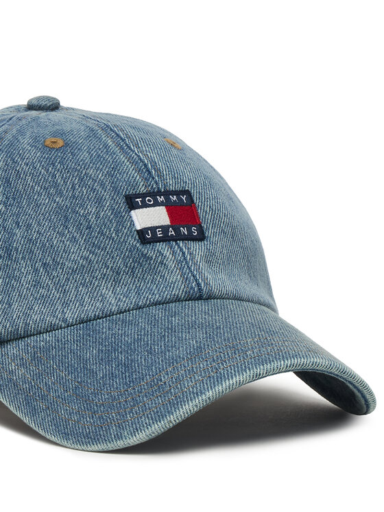 Tommy Jeans Gorra con visera Tommy Jeans Tjw Heritage Denim Cap AW0AW18578 Azul