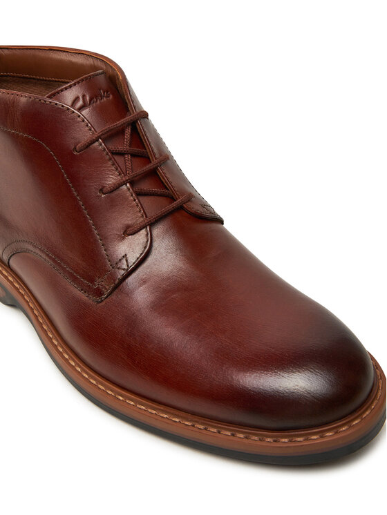 Clarks Черевики Clarks Aldwin Chukka 26178425 Коричневий