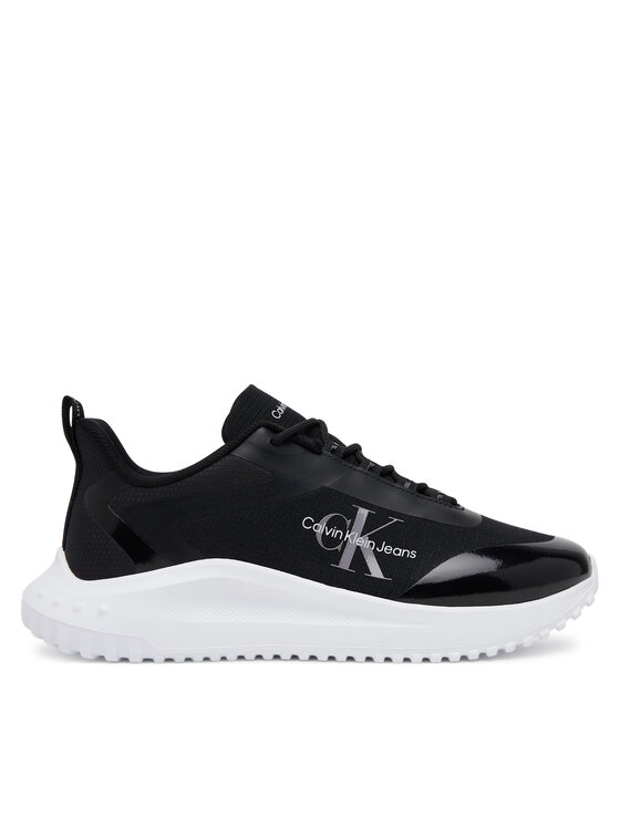 Calvin Klein Jeans Tenisice Calvin Klein Jeans Eva Runner Low Lace Mix Ml Wn YW0YW01442 Crna