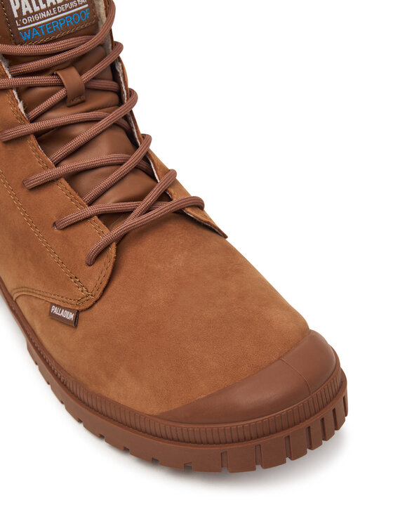 Palladium Trapery Palladium Sp20 Cuff Lth Wp Wl 79067-291-M Brązowy