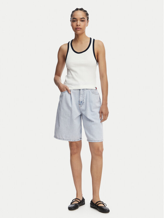Tommy Hilfiger Tommy Hilfiger Top UW0UW06308 Blanco Regular Fit
