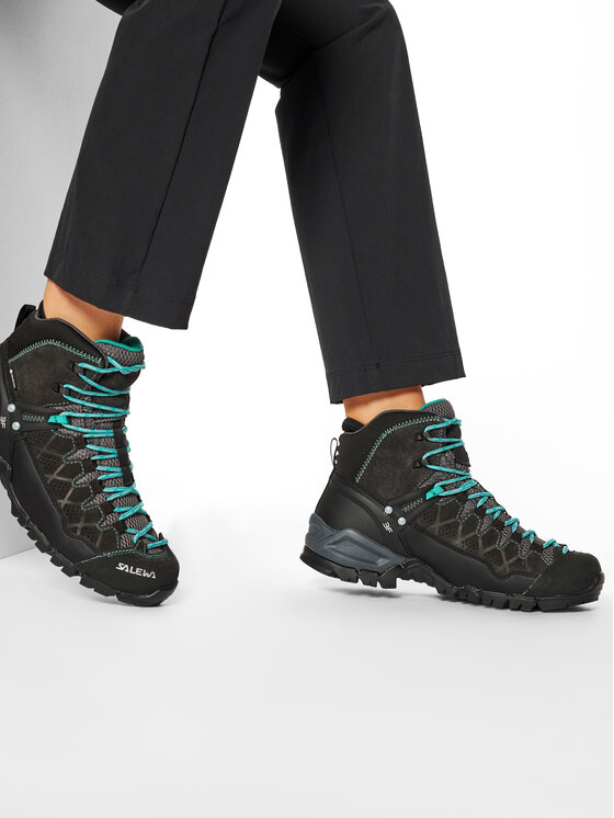 Salewa Trekking čevlji Salewa Alp Trainer Mid Gtx GORE-TEX 63433-0969 Črna