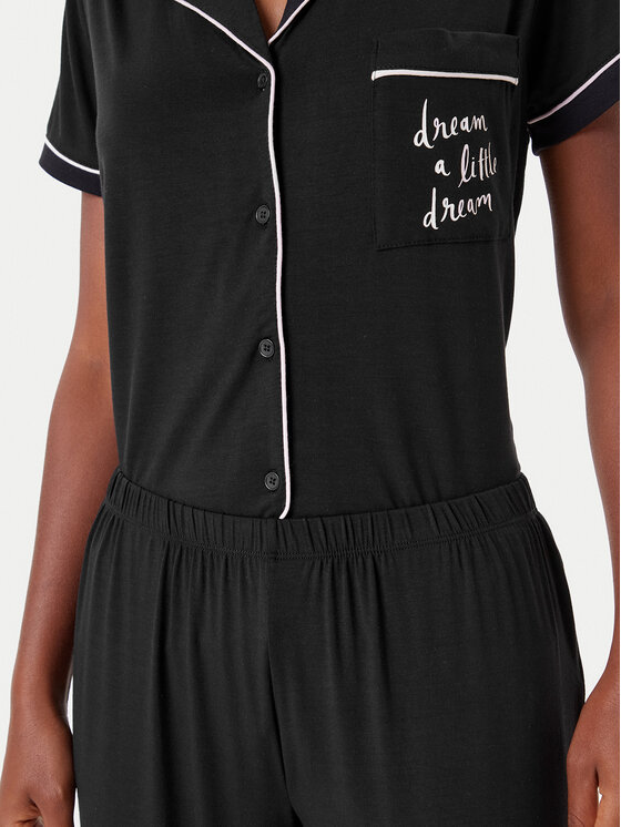 Kate Spade Kate Spade Pijama KSI21506 Negro Regular Fit