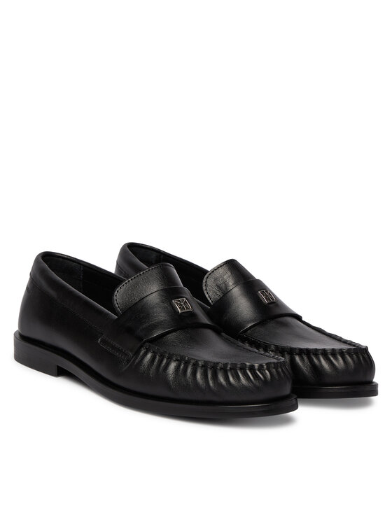 Calvin Klein Loafers Calvin Klein Round Loafer Lth HW0HW03031 Nero