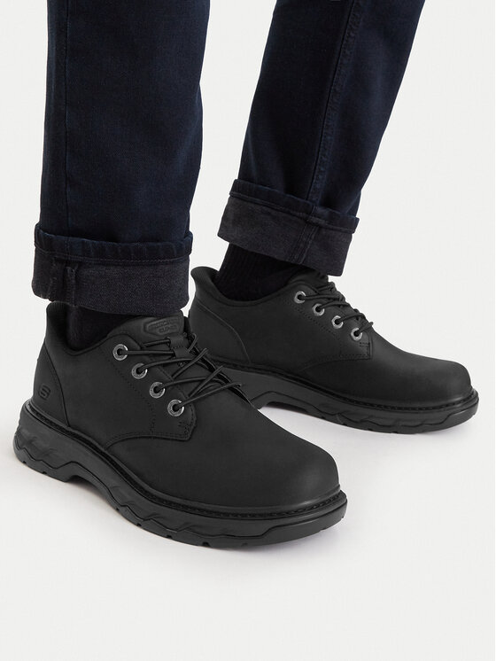 Skechers Półbuty Skechers Lockett 205307 BBK Czarny