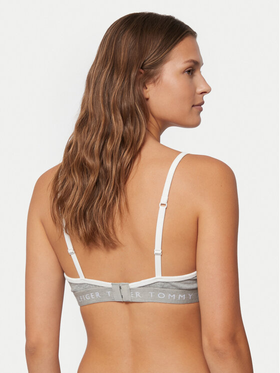 Tommy Hilfiger Tommy Hilfiger Top de sujetador UW0UW06272 Gris claro