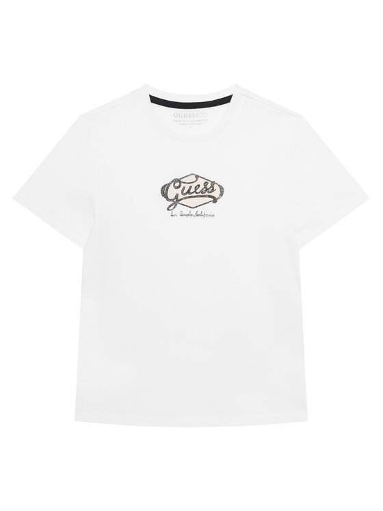 Guess Guess Camiseta L6RI02 K8HM4 Blanco Regular Fit