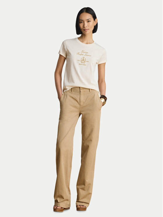 LAUREN RALPH LAUREN LAUREN RALPH LAUREN Camiseta 200P13943002 Crema Regular Fit