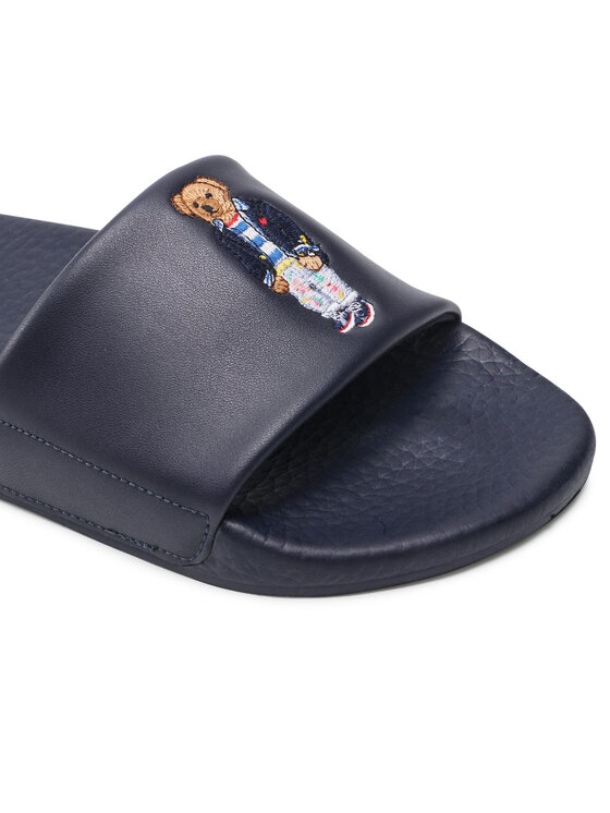 Polo Ralph Lauren Παντόφλες Polo Ralph Lauren Polo Slide 809861591001 Σκούρο μπλε