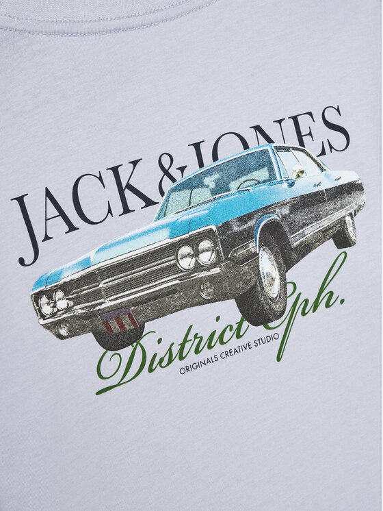 Jack & Jones Junior Jack & Jones Junior T-shirt Boston 12274897 Blu Relaxed Fit