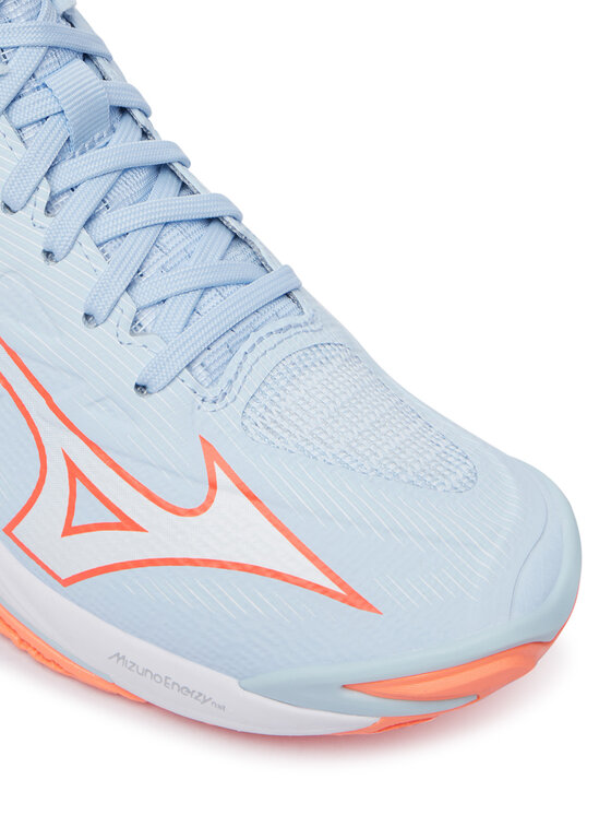 Mizuno Взуття у спортзал Mizuno Wave Lightning Elite Mid V1GC2605 Світло-синій