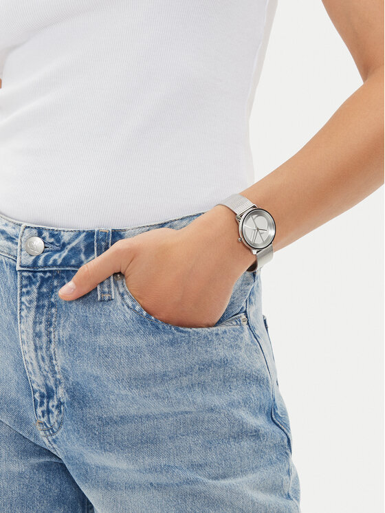 Hodinky Calvin Klein 25200032 Stříbrná | Eobuv.cz
