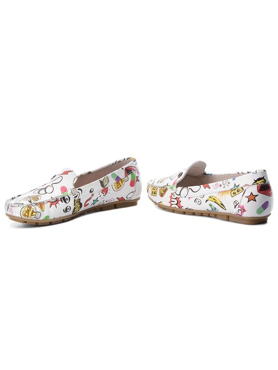 Carinii Mocasini Carinii B4352 Alb