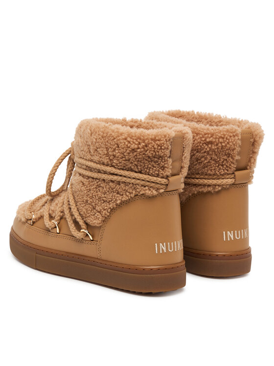 Inuikii Μπότες Χιονιού Inuikii Full Leather 1001.003.0282 Μπεζ