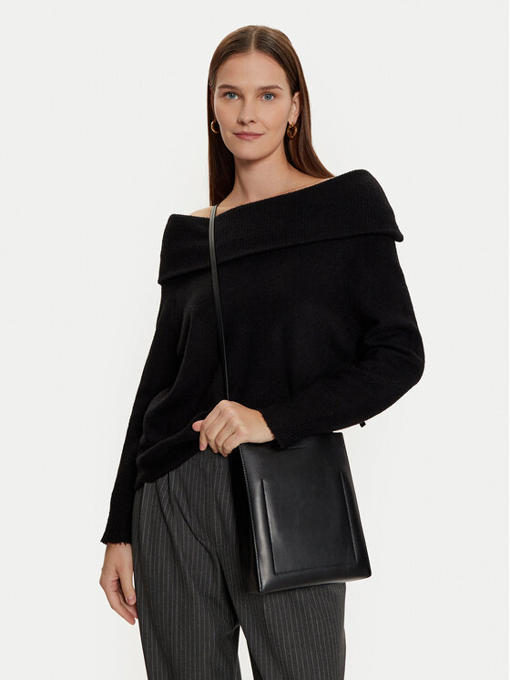 Calvin Klein Kabelka Calvin Klein Line Ns Crossbody Lth Bag LV04F3005G Černá