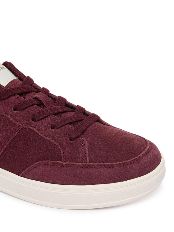 Tommy Hilfiger Snīkeri Tommy Hilfiger Th Heritage Court Sneaker Suede FW0FW09266 Bordo