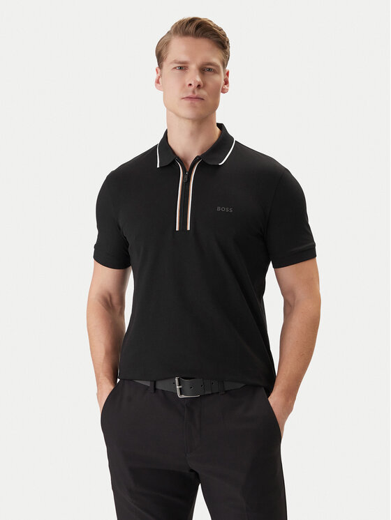 BOSS BOSS Polo 50555698 Negro Regular Fit