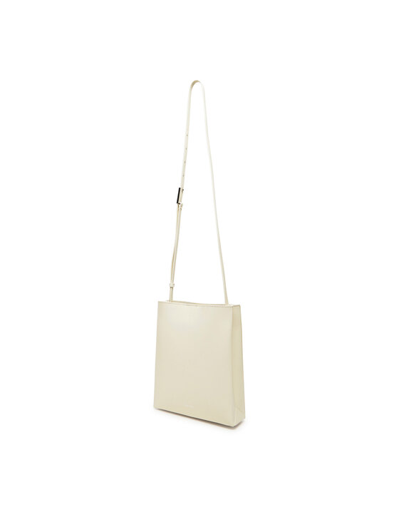 Calvin Klein Torbica Calvin Klein Line Ns Crossbody Lth Bag LV04F3005G Bijela