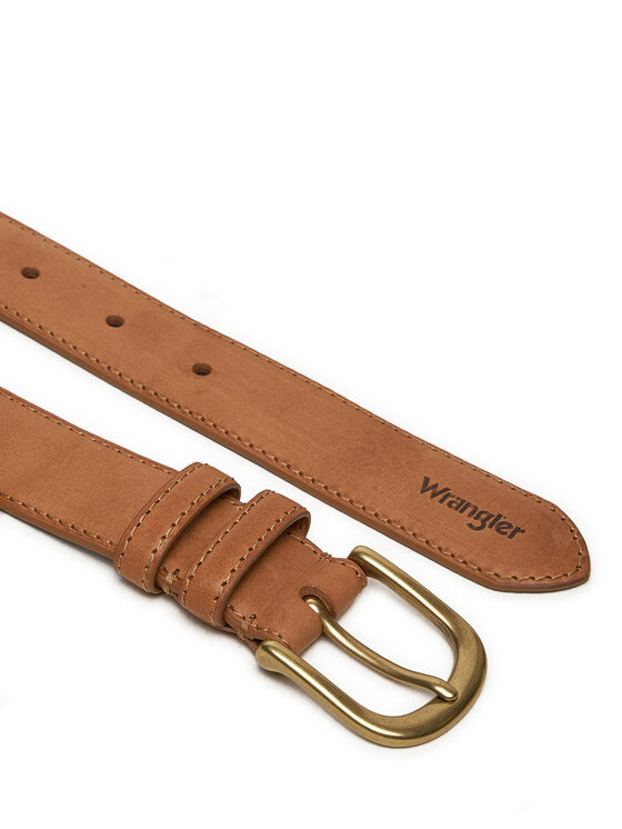Wrangler Pasek Męski Wrangler Bombato 112358067 Brązowy