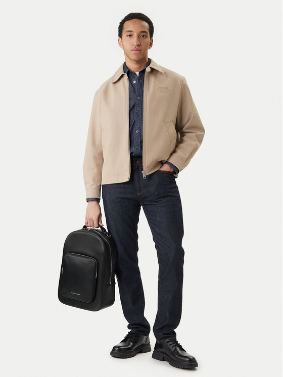 Tommy Hilfiger Rucsac Tommy Hilfiger Th Business Leather Backpack AM0AM14162 Negru