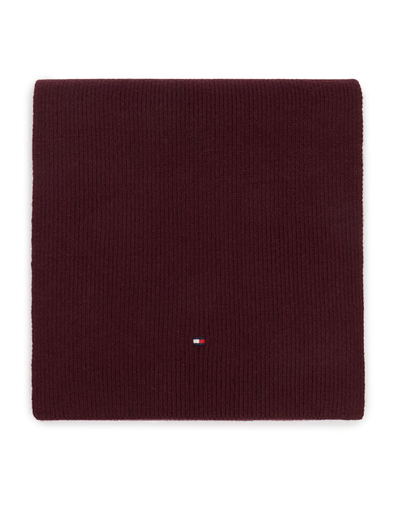 Tommy Hilfiger Zestaw szalik i czapka Tommy Hilfiger AW0AW19136 Bordowy
