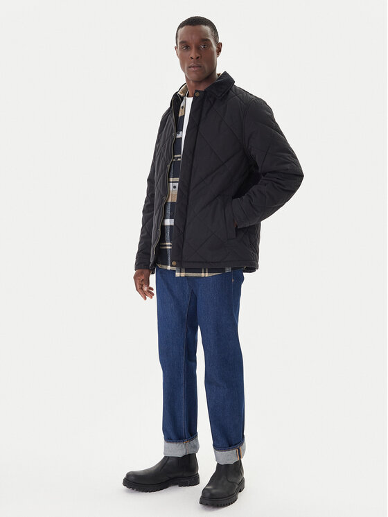 Hunter Hunter Демісезонна куртка Ardwell HARM0003252 Чорний Regular Fit
