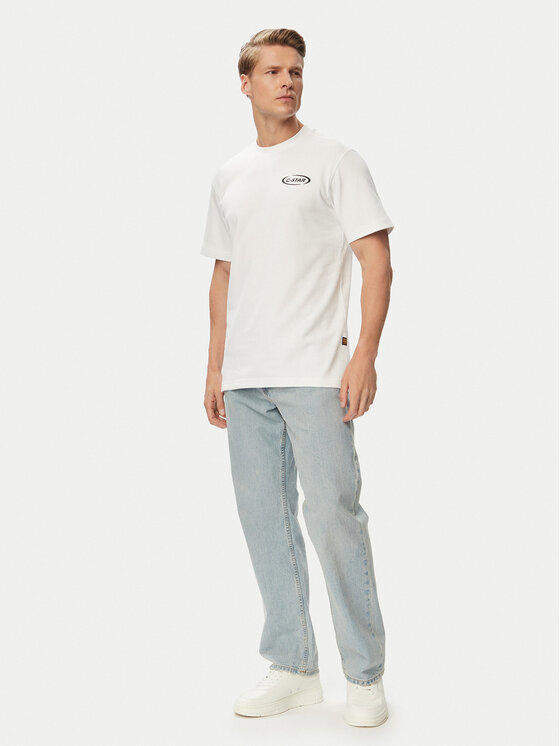 G-Star Raw G-Star Raw Camiseta 90s Logo D28921-D976 Blanco Regular Fit