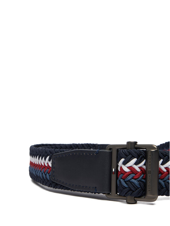 Tommy Hilfiger Cintura Tommy Hilfiger Roller Buckle Webbing 3.5 Belt AM0AM14187 Blu scuro
