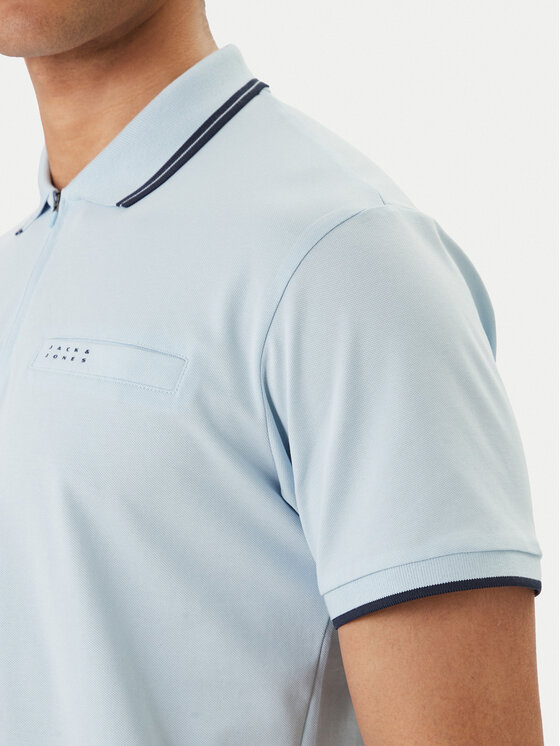 Jack & Jones Jack & Jones Polo Fusion 12289953 Celeste Regular Fit