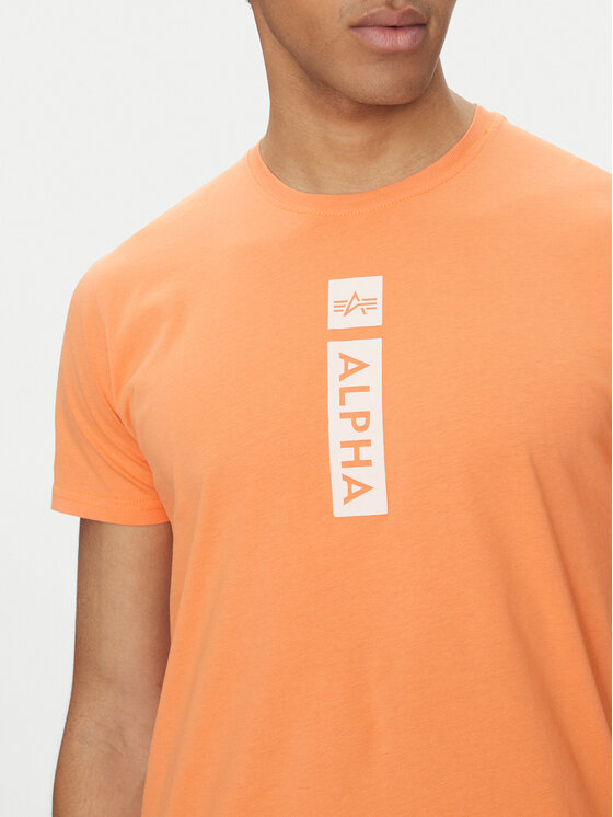 Alpha Industries Alpha Industries Camiseta 146509 Naranja Regular Fit