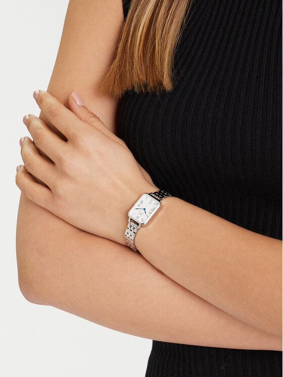 Daniel Wellington Hodinky Daniel Wellington Quadro DW00100864 Strieborná