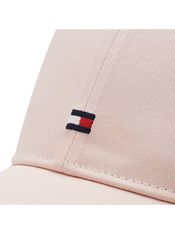 Tommy Hilfiger Czapka z daszkiem Tommy Hilfiger Essential Flag Cap AW0AW11672 Różowy