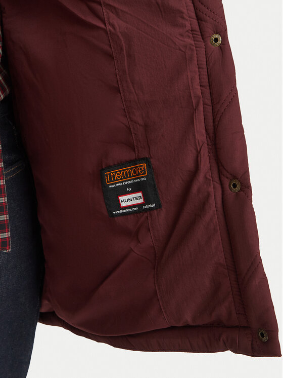 Hunter Hunter Prehodna jakna HARW0027262 Bordo rdeča Regular Fit
