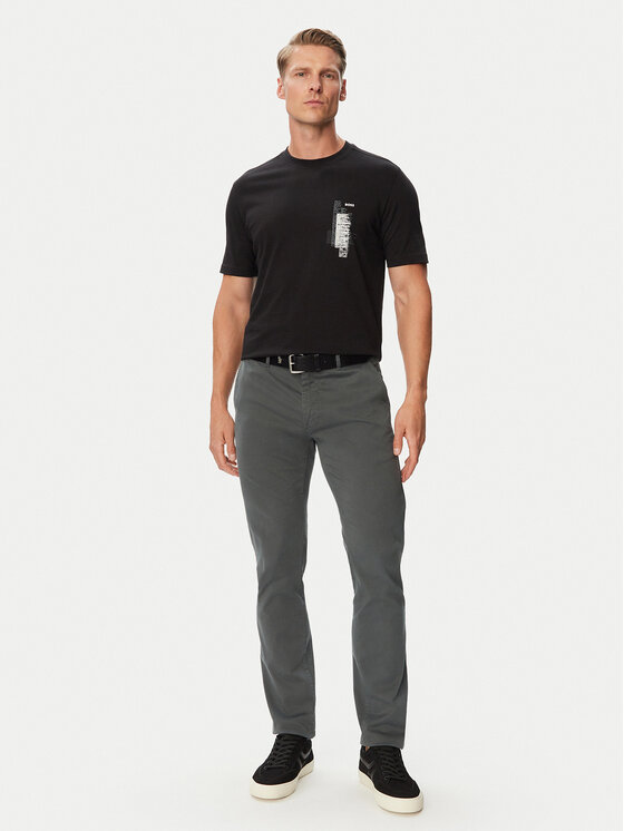 BOSS BOSS Camiseta 50571291 Negro Regular Fit