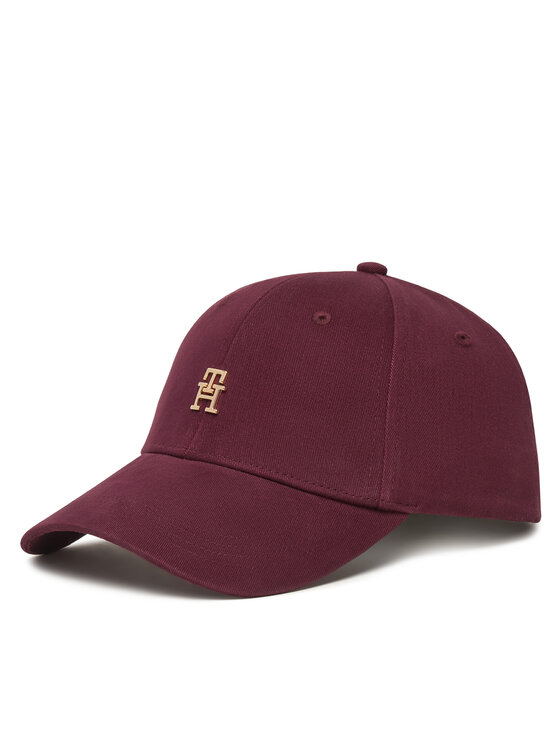 Tommy Hilfiger Kšiltovka Tommy Hilfiger Th Elevated Chic Cap AW0AW17631 Bordó
