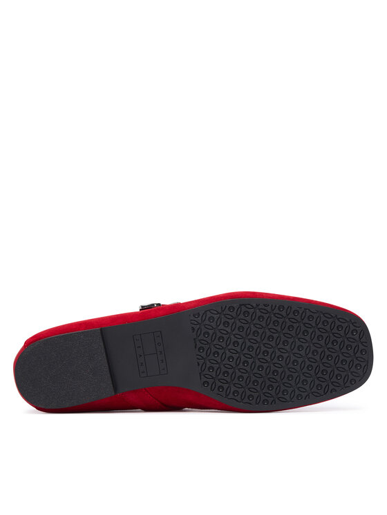 Tommy Jeans Balerina Tommy Jeans Tjw Ballerina Suede EN0EN03067 Piros