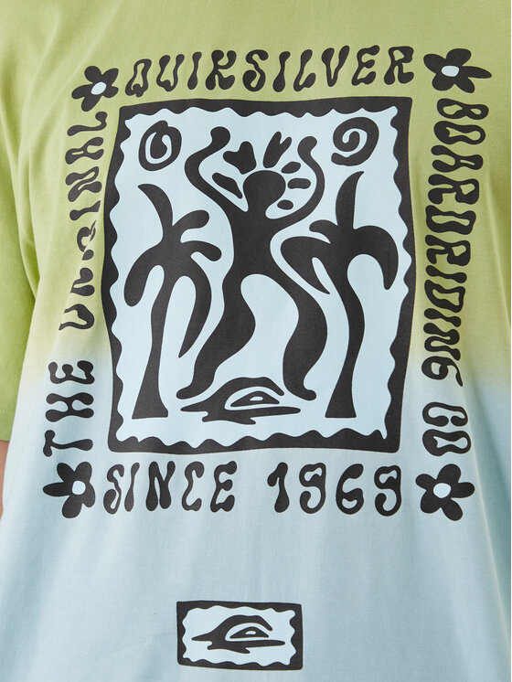 Quiksilver Quiksilver Camiseta W126-QSMTS-1007-46P Verde Regular Fit