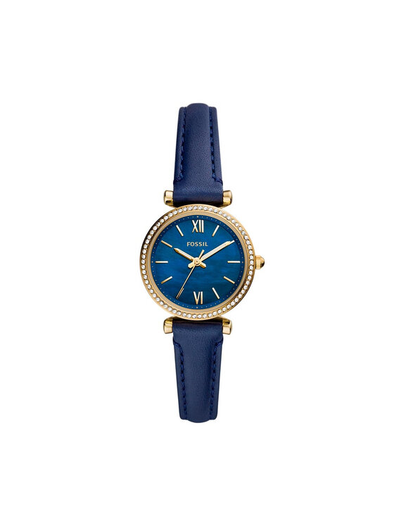 Fossil Годинник Fossil Carlie Mini ES5017 Cиній
