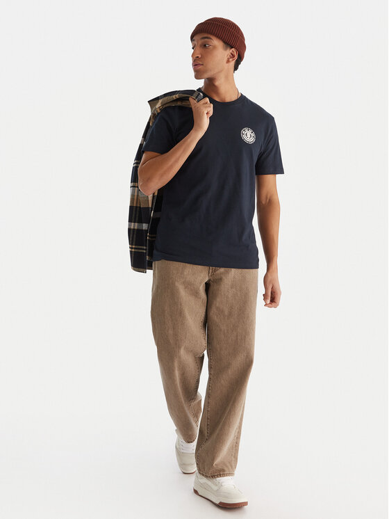 Element Element Camiseta Seal BP SS ELYZT00596 Azul marino Regular Fit