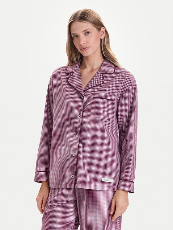 United Colors Of Benetton United Colors Of Benetton Сорочка-піжама 4MYG3M00D Бордовий Regular Fit