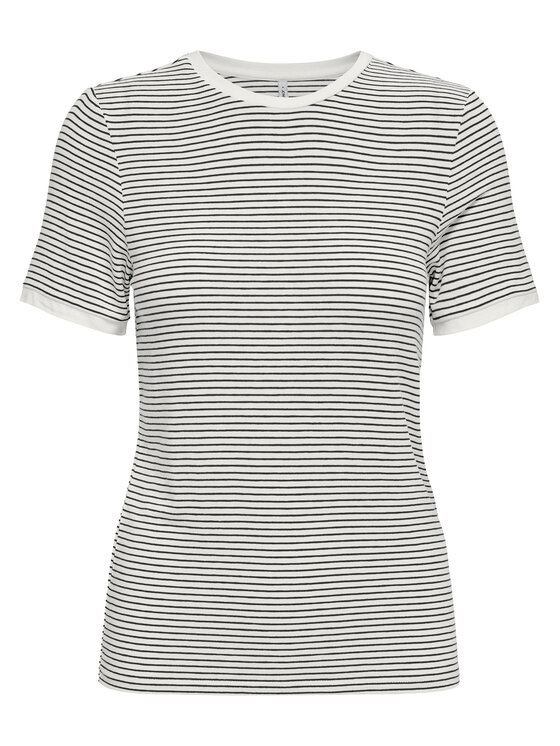 ONLY ONLY Camiseta Tine 15315406 Negro Regular Fit