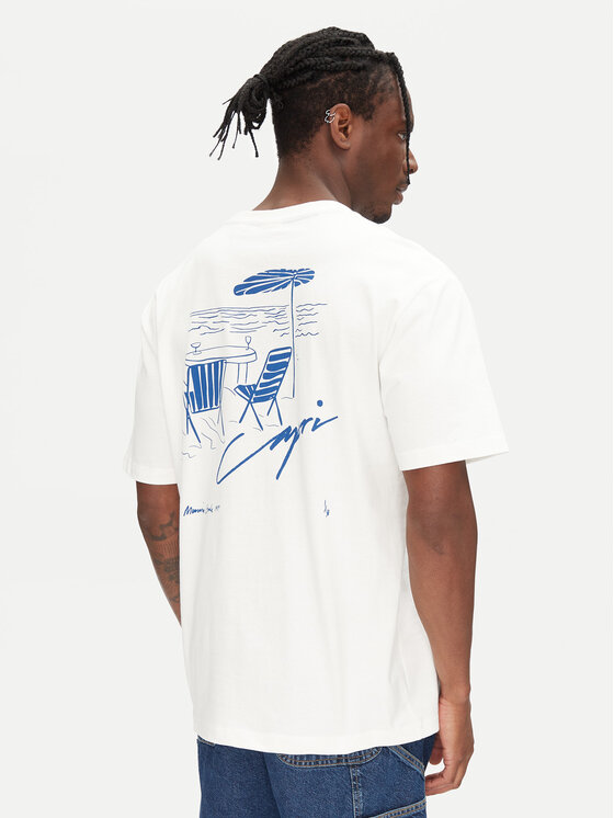 Only & Sons Only & Sons Футболка Milo 22034452 Білий Relaxed Fit