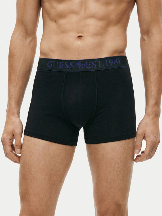 Guess Guess Conjunto de calzoncillos boxer U6GG03 K6YW1 Negro