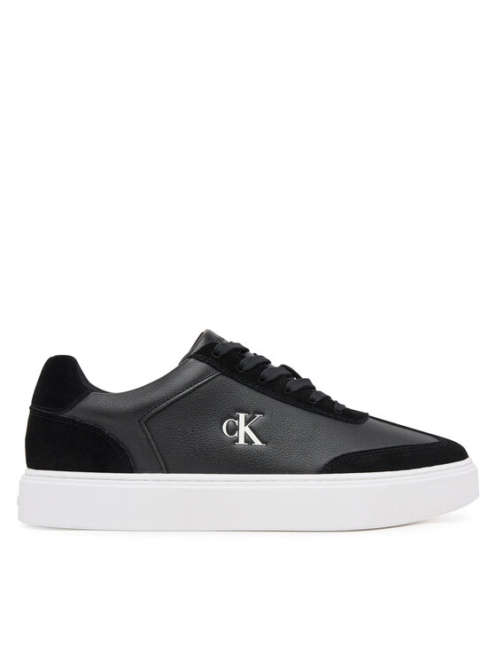 Calvin Klein Сникърси Calvin Klein Classic Cupsole Laceup Wt Mix YM0YM01429 Черен