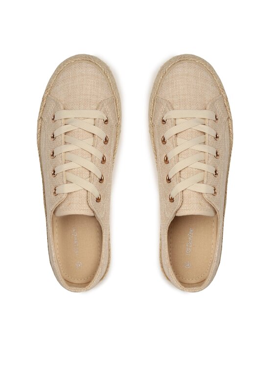 DeeZee Espadryle DeeZee WSK1576-01 Beżowy