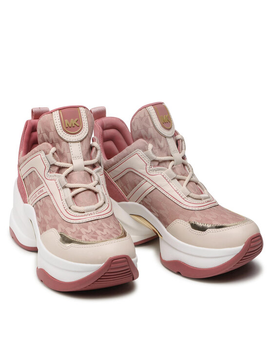 MICHAEL Michael Kors Sneakersy MICHAEL Michael Kors Olympia Trainer 43S2OLFS1Y Różowy