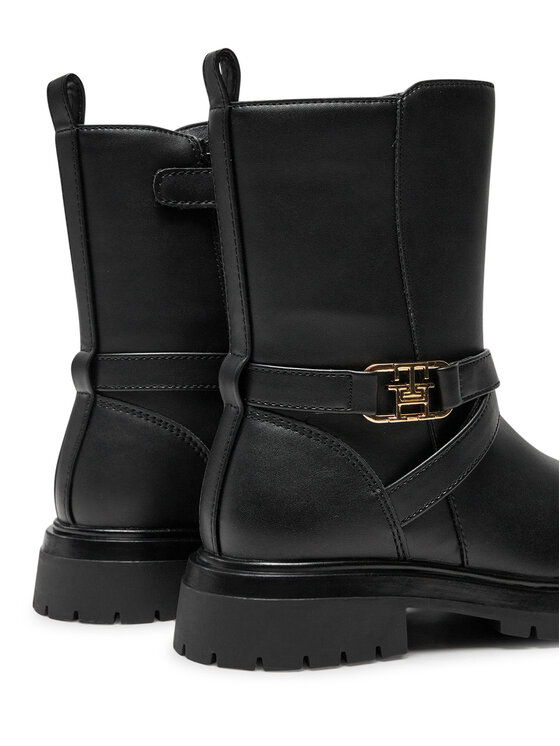 Tommy Hilfiger Botine Tommy Hilfiger T3A5-33574-1351 M Negru