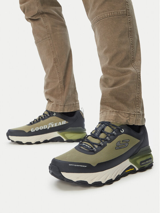 Skechers Sneakersy Skechers Max Protect Fast Track 237304/OLBK Zielony