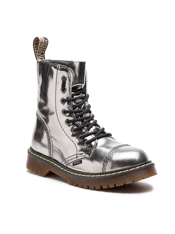 Steel Bakancs Steel 113/AL/D-122 Ezüst