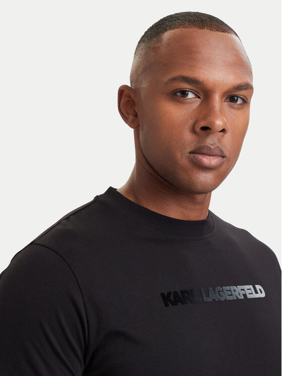 KARL LAGERFELD KARL LAGERFELD Camiseta 755060 564242 Negro Regular Fit